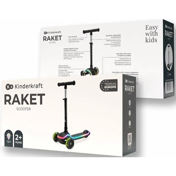 Фото - Трёхколёсный самокат Kinderkraft Raket Beige (KRRAKE00BEG0000)